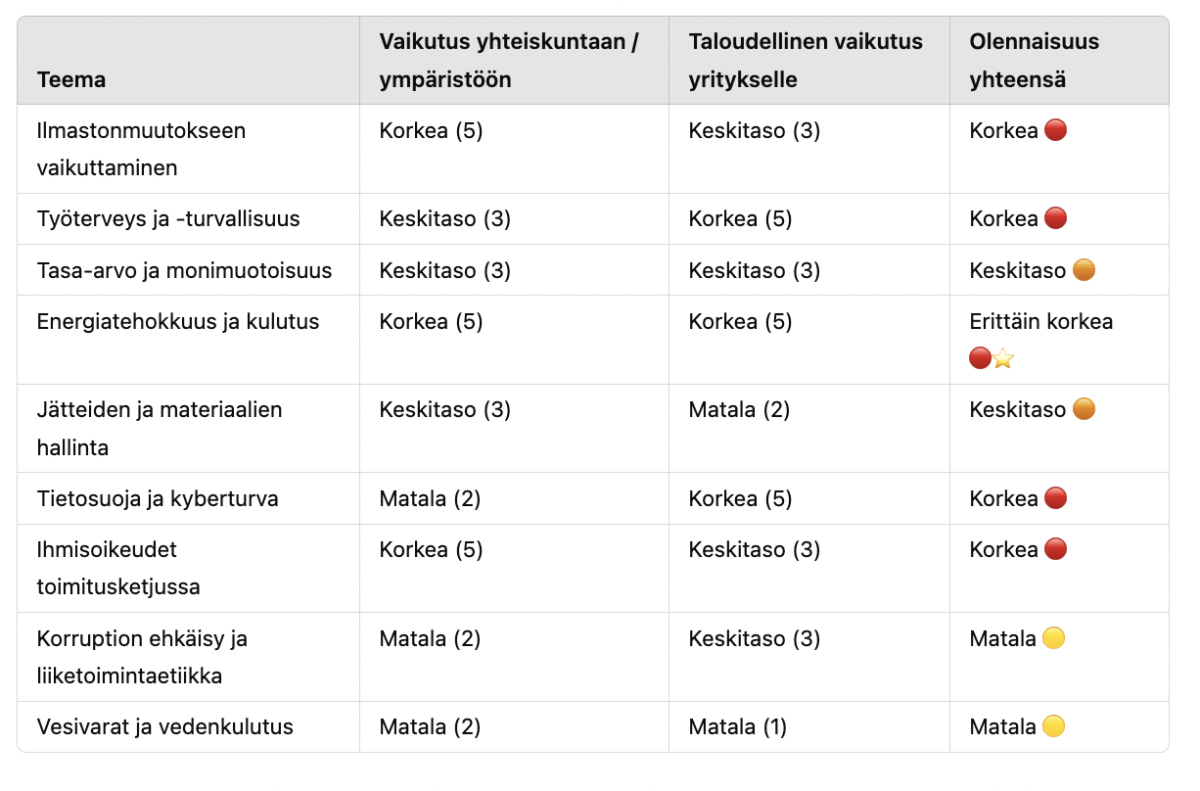 kaksoisolennaisuusanalyysi-esimerkki-matriisi